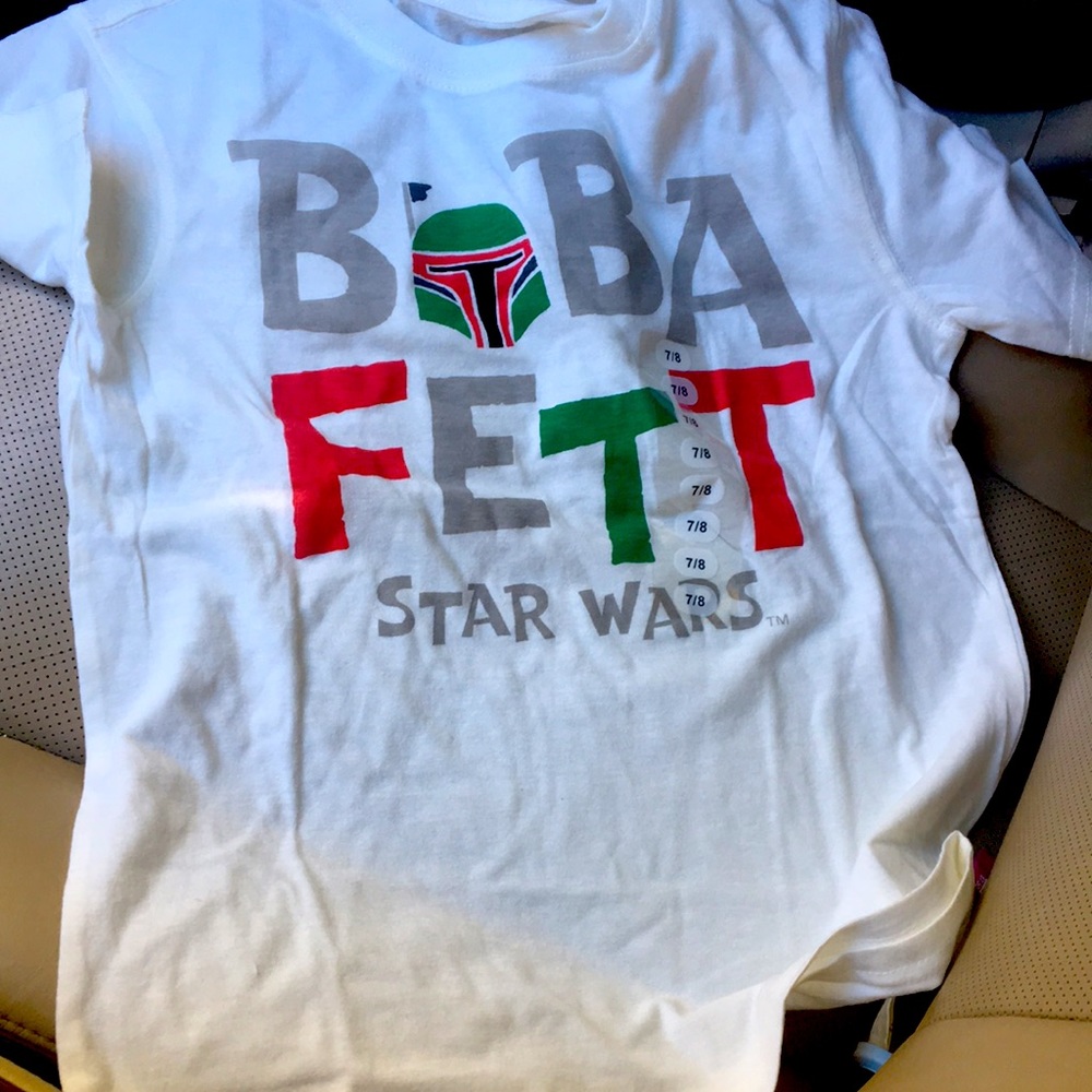 Star Wars boba fett shirt 7/8